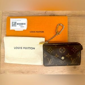 LV Card Holder Keychain.